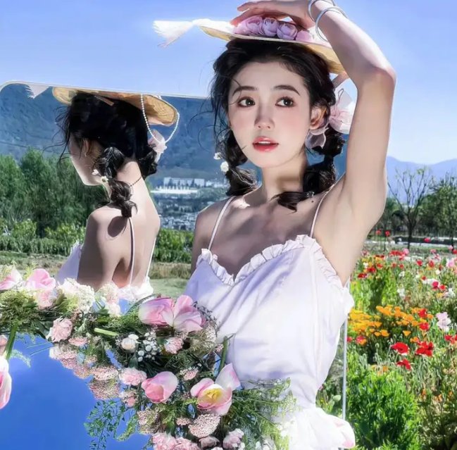 远看是蔚蓝的春天